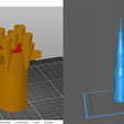 26.png Nasa Saturn V Rocket and Launch Pad Apollo 3D model, file STL OBJ for 3D Printer