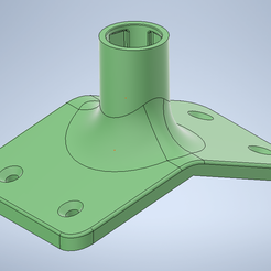 Screenshot-2023-07-25-160733.png STL file Starlink Dish Mount for 4 in 12 Roof Slope (18.4 Degrees)・3D printing template to download