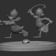 ZBrush-Document.jpg Homage to Don Rosa. Donald Duck chased by Uncle Scrooge McDuck.