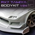 a8.jpg Файл 3D TIME ATTACK RX7 Bodykit ДЛЯ Tamiya 1/24th Modelkit・3D-печать дизайна для загрузки