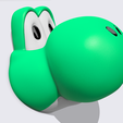 b4e548ee-39a8-4b5c-a93a-c0412ca82407.png Free 3D file Yoshi headphone holder MULTI COLOUR・3D printing model to download