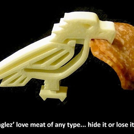 meat_display_large.jpg Free STL file Eaglez... with Moving Beaks that BITE! (No support required)・3D printable object to download, Muzz64