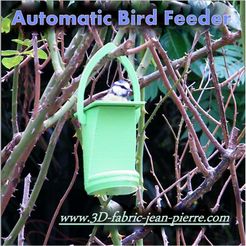 Automatic_feeder_title_carr_Lt.JPG Файл STL Automatic Bird Feeder・Модель 3D-принтера для скачивания
