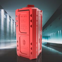 SM7.jpg 3D-Datei Superman Krypronit-Box als Aufbewahrungsbehälter・3D-druckbare Vorlage zum herunterladen