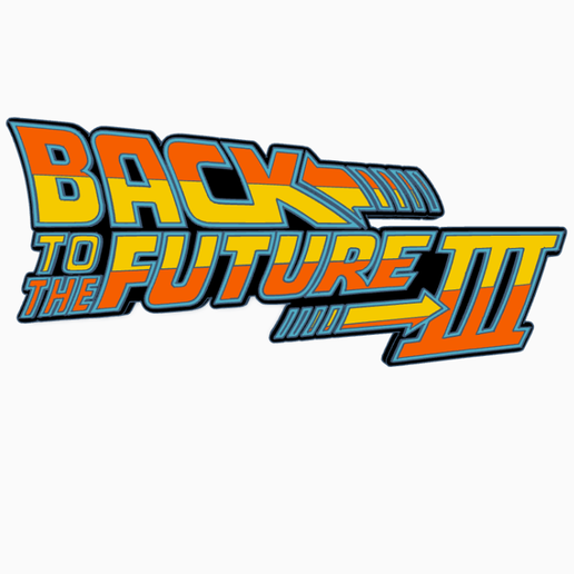 Screenshot-2025-05-06-133451.png 3x BACK TO THE FUTURE TRILOGY PART I-III Logo Display by MANIACMANCAVE3D
