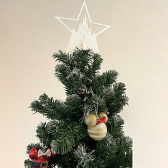 2.png DISNEY CASTLE CHRISTMAS TREE STAR /  TOPPER