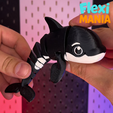 1.png Flexi Cute Orca - Print-in-Place Orca – No Supports Needed