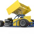 13.jpg Diecast Supermodified front engine Winged race car V2 Scale 1:25