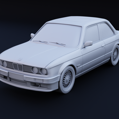 1.png 2-door BMW E30 stl for 3D printing