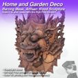 dlb5s_BarongMask_MAIN_1024b.jpg Barong Mask, 3D Printable Artisan Wood Sculpture for your Home Decoration