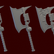 Great-axes.png Iron Legion weapons