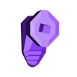 Foot_Left.stl Fichier STL Low Poly Saiyan en armure・Objet imprimable en 3D à télécharger