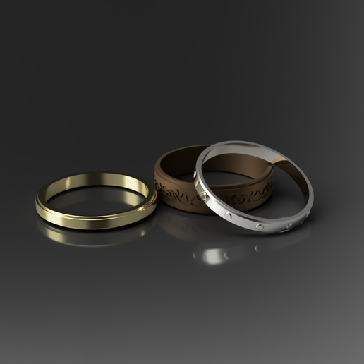 Aerith bracelets from Final Fantasy remake - 3D model önizlemesi