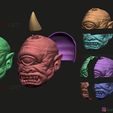 14.jpg Cyclops Monster Mask - Horror Scary Mask - Halloween Cosplay 3D print model