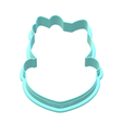 2.png Valentines Heart Kitty Cookie Cutters | STL File