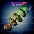 13.jpg Mimir Head From God of War - Fan Art 3D print model