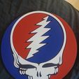 Grateful-Dead.jpg Grateful Dead - Steal Your Face Wall Plaque with Keyhole