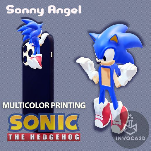 Sonic-SonnyAngel.jpg Sonic The Hedgehog Sonny Angel Hippers –  Phone/Laptop Decoration– Sonny Angels