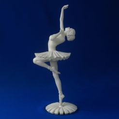 Ballerina-07.JPG OBJ file Ballerina・Template to download and 3D print, 3DLadnik