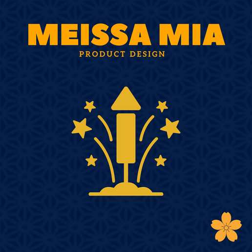 Wall Art Silhoutte – 05. Firework V2 - Minimalist Japanese themed Wall Art STL for 3D Printing