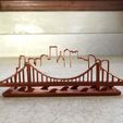 IMG_1884.jpg Free STL file Pittsburgh Skyline・Model to download and 3D print