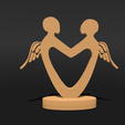Shapr-Image-2024-01-18-175348.png Abstract Man Woman Heart Sculpture, Angel wings Love Statue, Divine everlasting Love, Couple In Love, romantic statuette, bodies in heart shape, Valentine's Day gift, Wedding, Anniversary