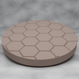 base_hexagon.png Hex pattern miniature bases (4 sizes, round)