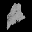 4.png Topographic Map of Maine – 3D Terrain
