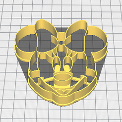 minnie.png Minnie Mouse Cookie Cutter