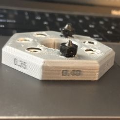 IMG_3635.jpg 3D-Datei E3D M6 Trapped Nut Nozzle Organizer kostenlos・3D-Drucker-Design zum herunterladen