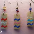 IMG_20190908_174723.jpg STL-Datei Earrings ZigZag colorful kostenlos・3D-Druck-Idee zum Herunterladen