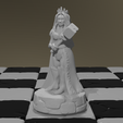 render_queen.png Fantasy human army chess pieces