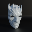 22.png Night King Face Mask - Cosplay Mask 3D print model