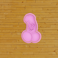 untitled.png Datei STL COOKIE CUTTER Herr Penis・Design für 3D-Drucker zum herunterladen