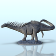 35.png Amargasaurus dinosaur (18) - High detailed Prehistoric animal HD Paleoart