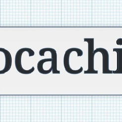 Simple_Geocache_Logo.png Free OBJ file Simple Geocaching Logo・3D printer model to download