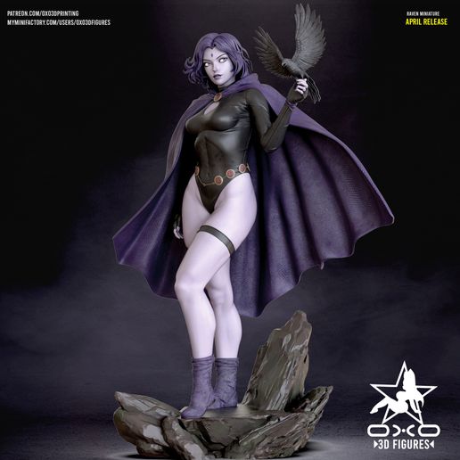 OXO3D_Figures_Raven_02.jpg Raven Tabletop Miniature Figure