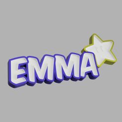 LED_-_EMMA_2021-Jul-10_04-49-53PM-000_CustomizedView3650579993.jpg Файл 3D NAMELED EMMA (WITH A STAR) - LED LAMP WITH NAME・Модель для загрузки и 3D-печати