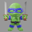 TMNT-Leonardo-1.png STL file TMNT Leo, Donnie, Mikey, Raph・3D print design to download