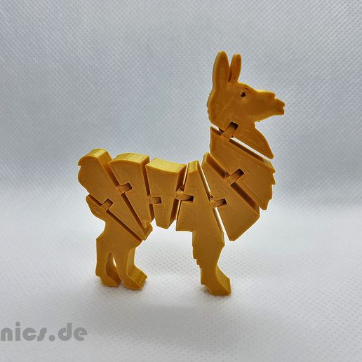 20190524_211911.jpg Free STL file Flexi Articulated Lama・3D printable model to download, jtronics