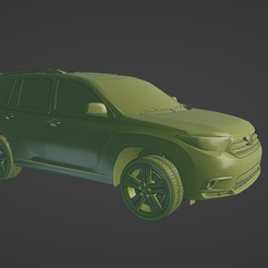1.png STL file Toyota Highlander 2011・3D printable model to download