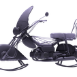 B13.png Sci-Fi XR 777 AERO MOTORCYCLE  1:10  SCALE MODEL KIT