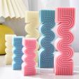 138.jpeg S-shaped silicone spiral candle mold
