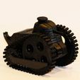 Sans_titre-1.jpg Free STL file Caricature WWI toy Renault FT-17 tank・Template to download and 3D print