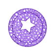 Adorno_Estrella_RUSTICO.stl Voronoi Flat Christmas Wheels