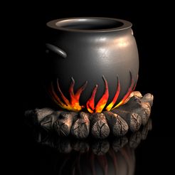 ShopA.jpg 3D file Witches Cauldron 3D Model File・3D printable design to download