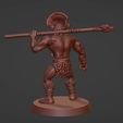 Tor-clan-1-Back.jpg The Tor Clan - Warband of 5 Primal Warrior Cavemen of the Stone Age