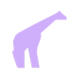 giraffe.stl STL-Datei Digital Safari Stamps・Design für 3D-Drucker zum herunterladen