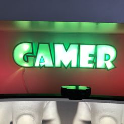 IMG_8898.jpeg Fichier STL gratuit LED LAMP GAMER - Lampe LED GAMER・Objet pour impression 3D à télécharger