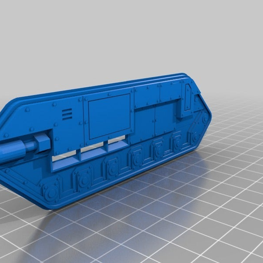 🎲 Ragnarok Mk.1 like vehicle (lost STC) - WH40k・Free STL File for ・Cults